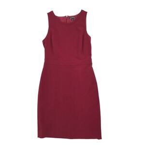 J. Crew Mercantile Burgundy Sleeveless Sheath Dress Size 2